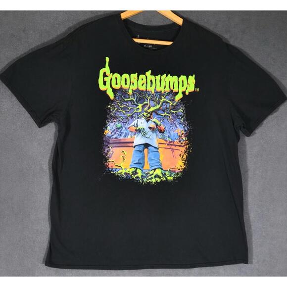 Goosebumps Slappy T-Shirt Vintage Style Horror Graphic Tee Black XL (#2) - Picture 1 of 5
